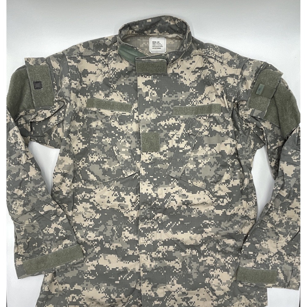 Military Digital Camo Shirt/Jacket Medium Long 8415-01-519-8512 Nato 8090/9404
